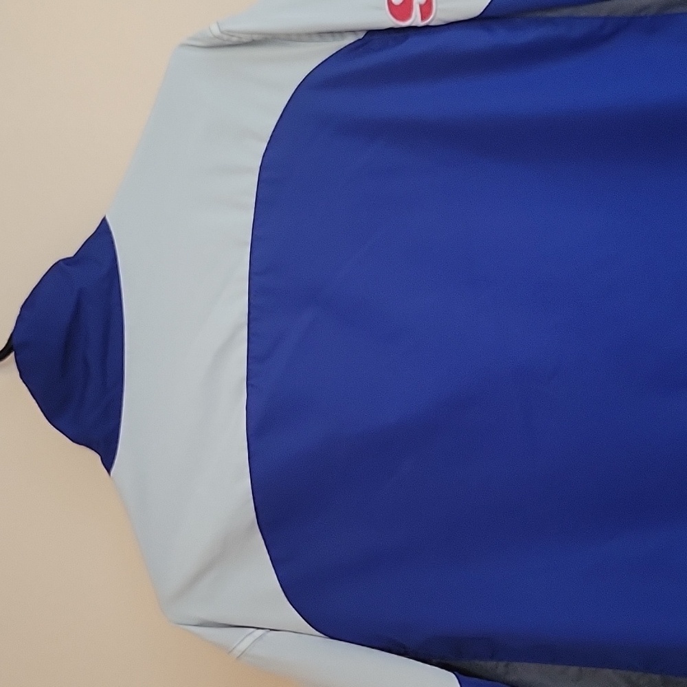 New York Giants Reebok SI NFL Blue Windbreaker Jacket Men's Large - Picture 12 of 13